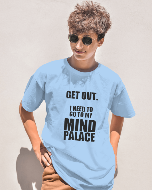 Mens Oversized Cotton Tshirt- Mind Palace