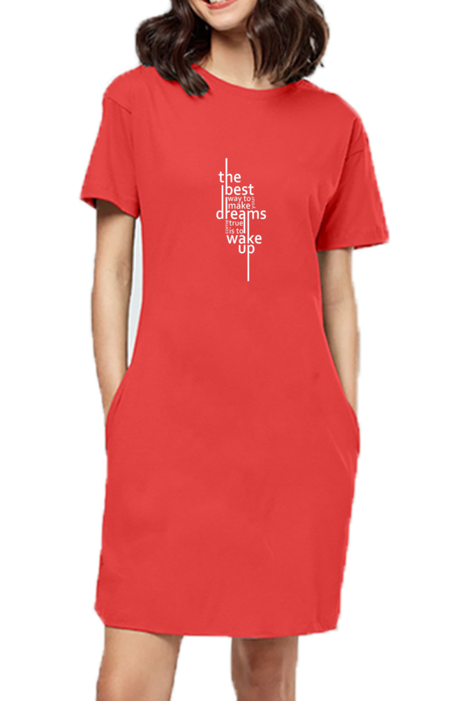 Womens Slogan Dress