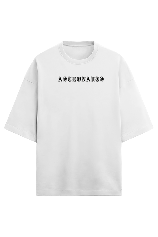French Terry Oversized Casual Astronauts T-shirt