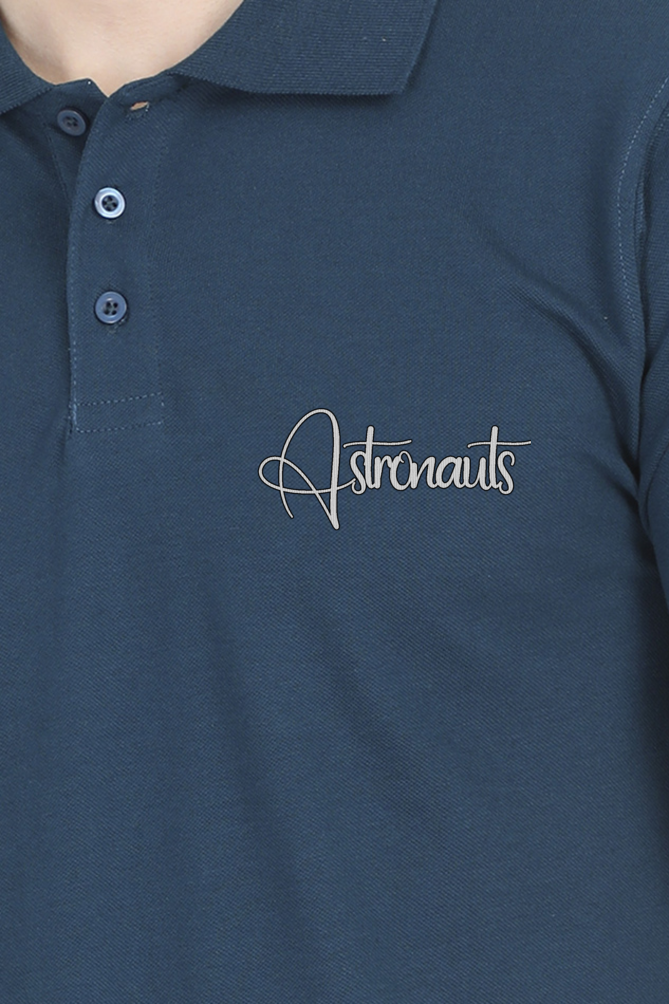 Astronauts- polo Tshirt with Embroidered Logo