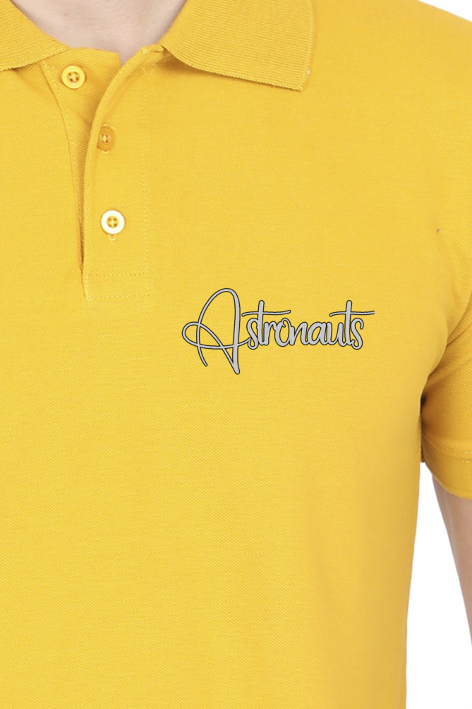 Astronauts- polo Tshirt with Embroidered Logo