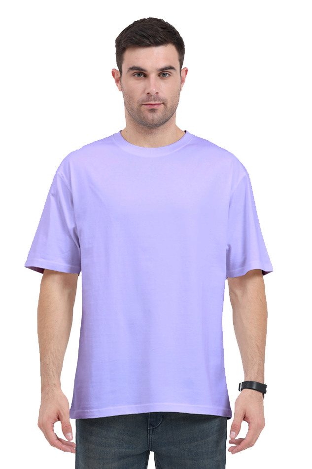 Lavender Oversized Cotton Tshirt for MEN