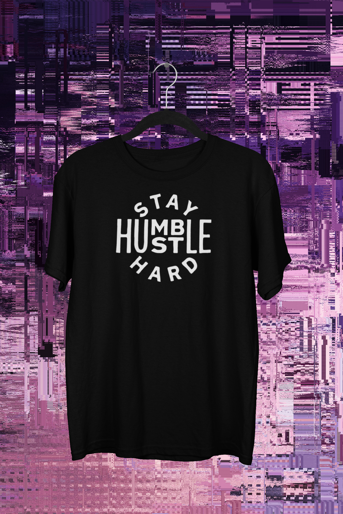 STAY HUMBLE HUSTLE HARD- Puff print