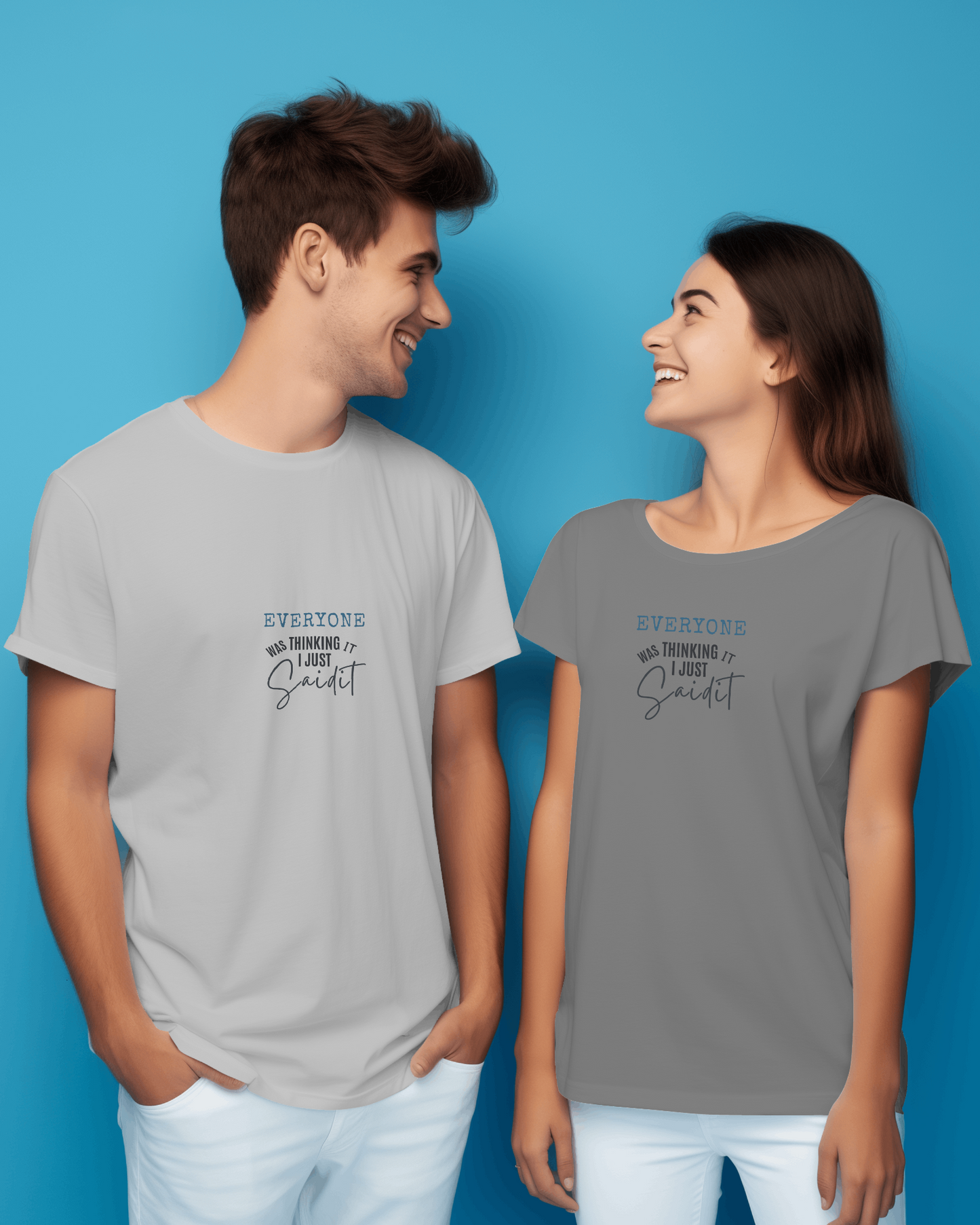 Everyone was thinking- Unisex t-shirt