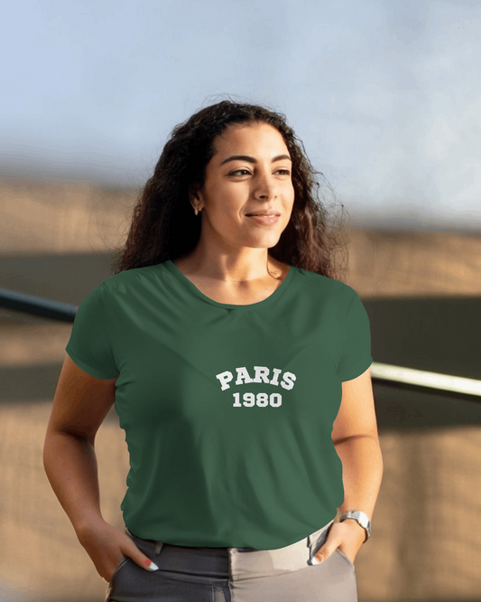 Paris - Round Neck T-shirt for women