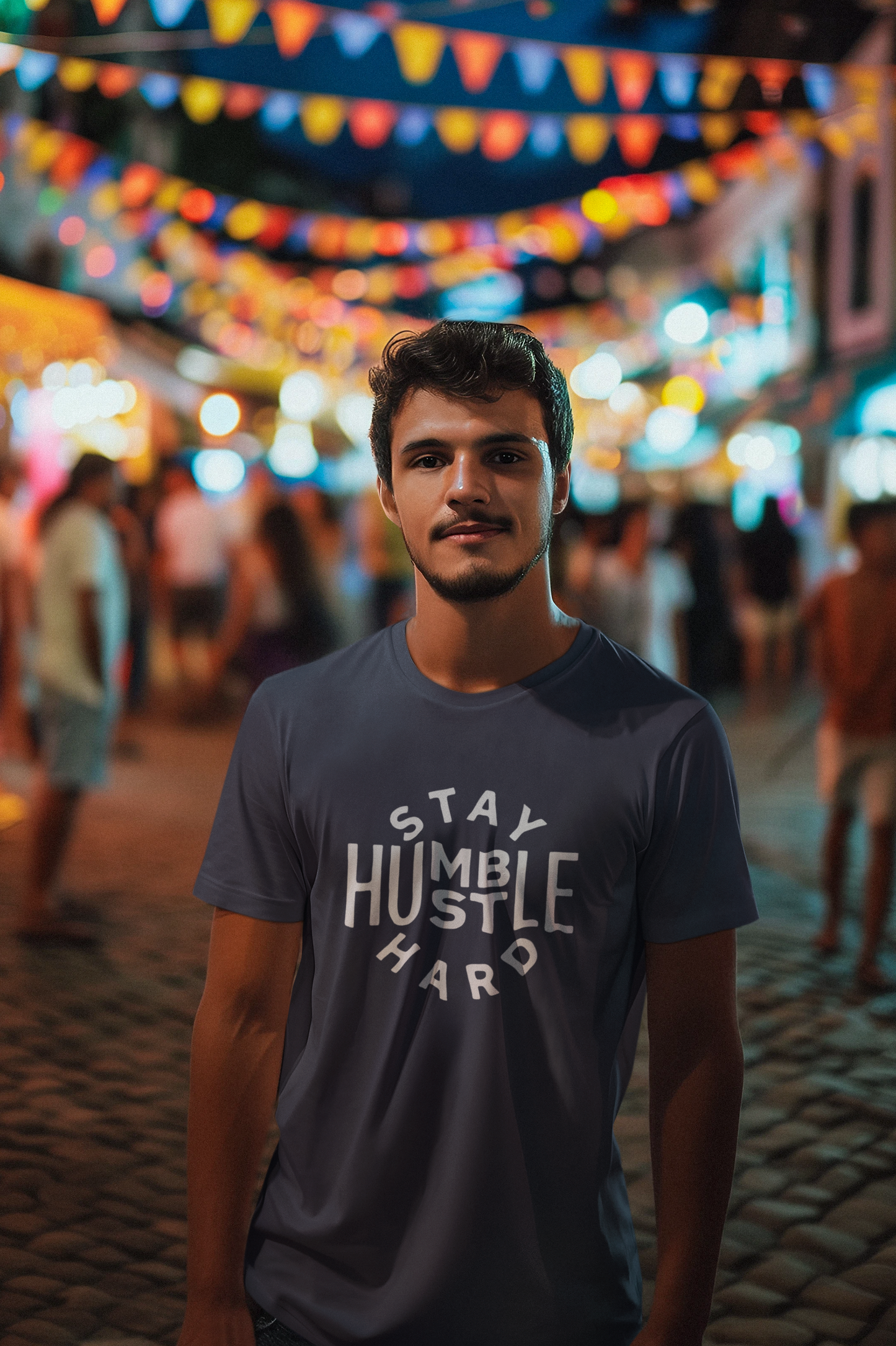 STAY HUMBLE HUSTLE HARD- Puff print