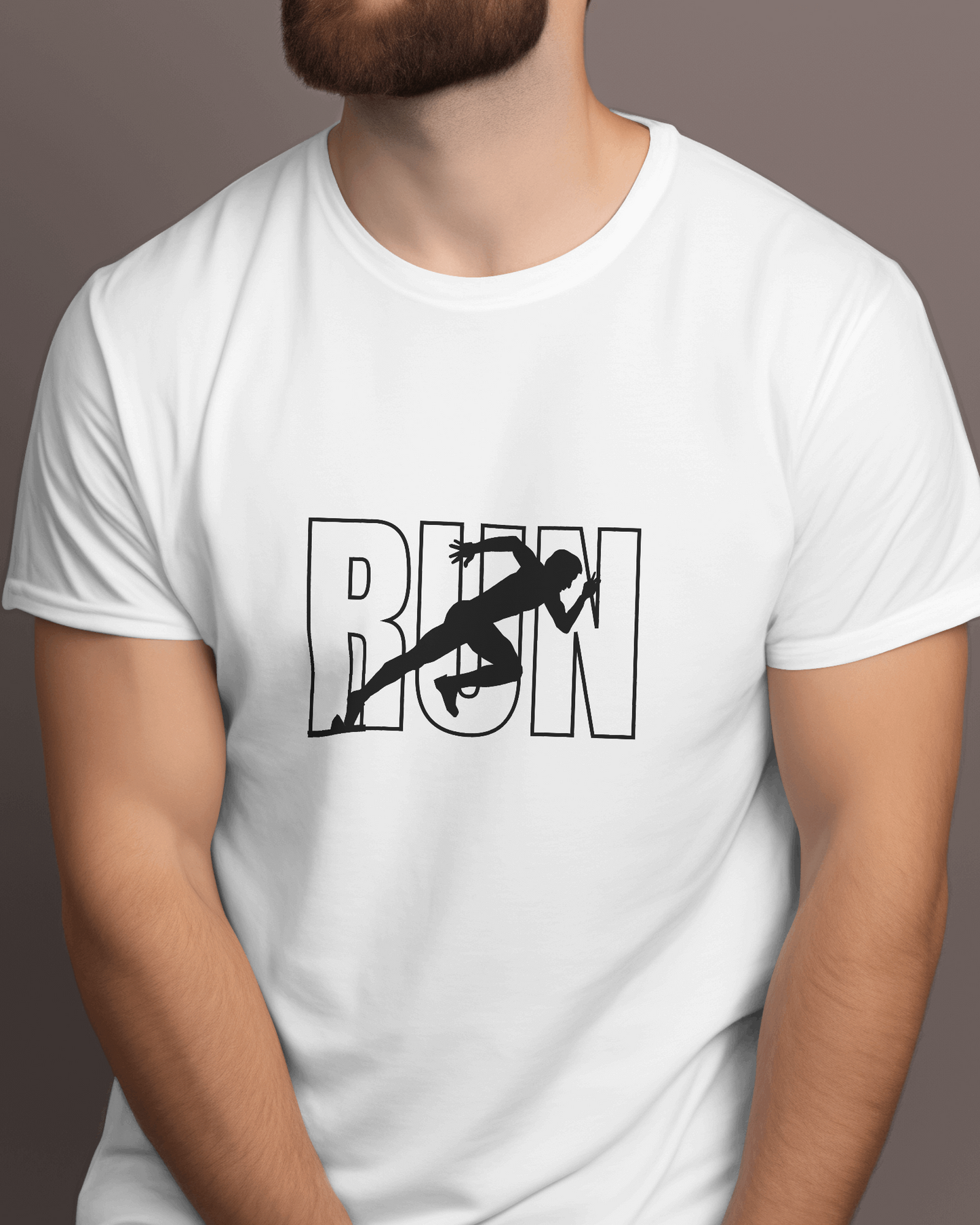 Run - Men's Regular Fit Cotton T-shirt