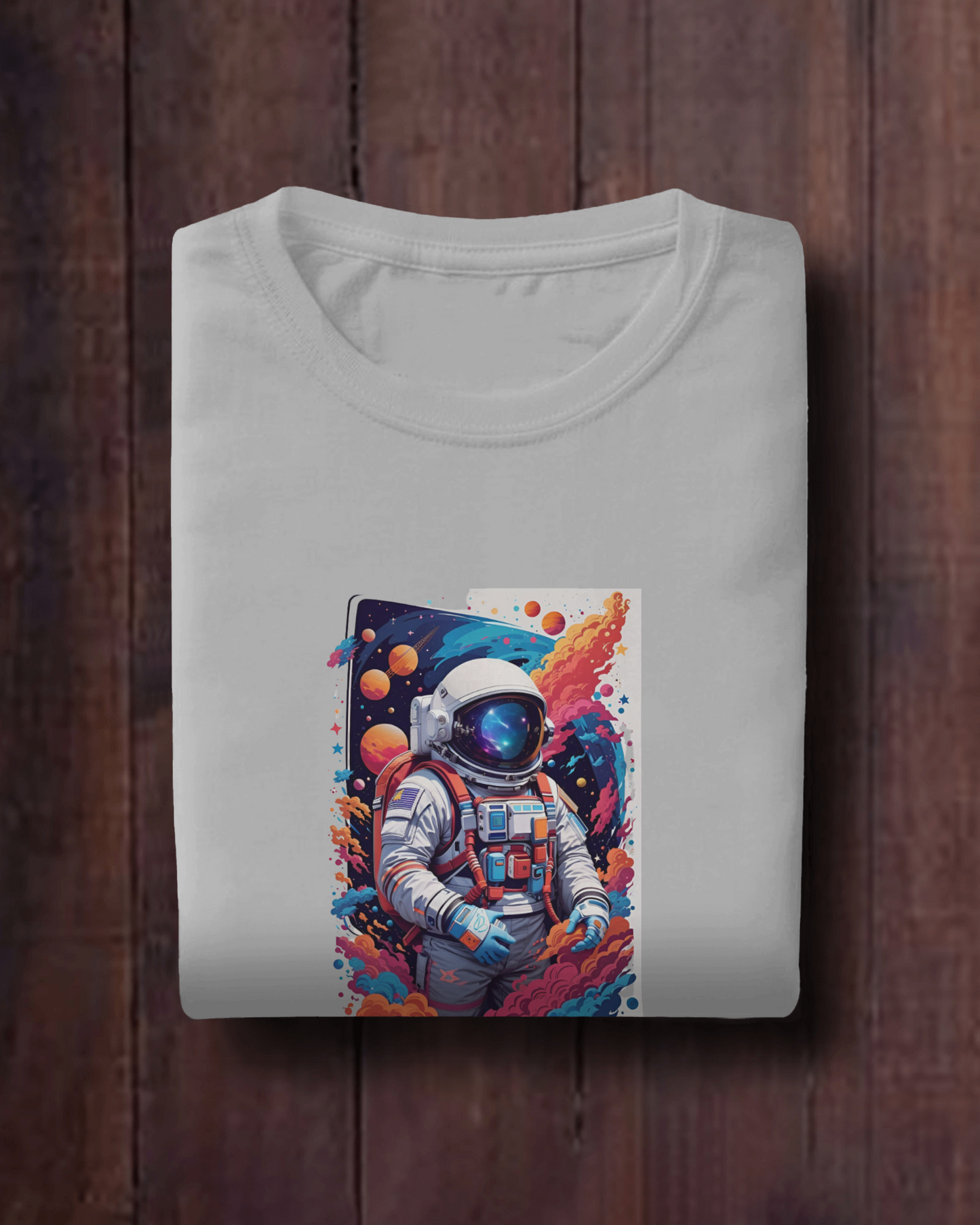 Astronaut Full sleeved Cotton T-shirt - men