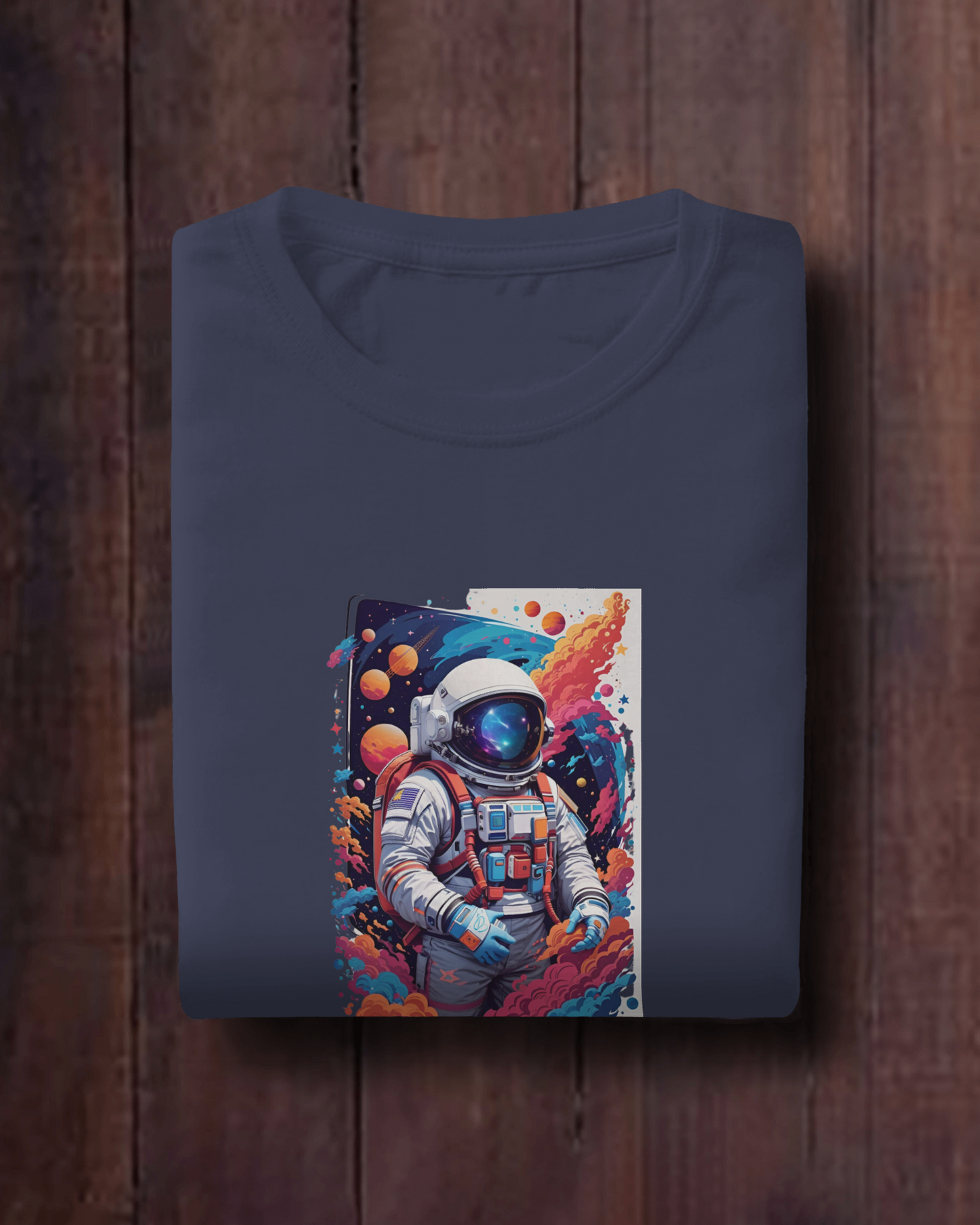 Astronaut Full sleeved Cotton T-shirt - men