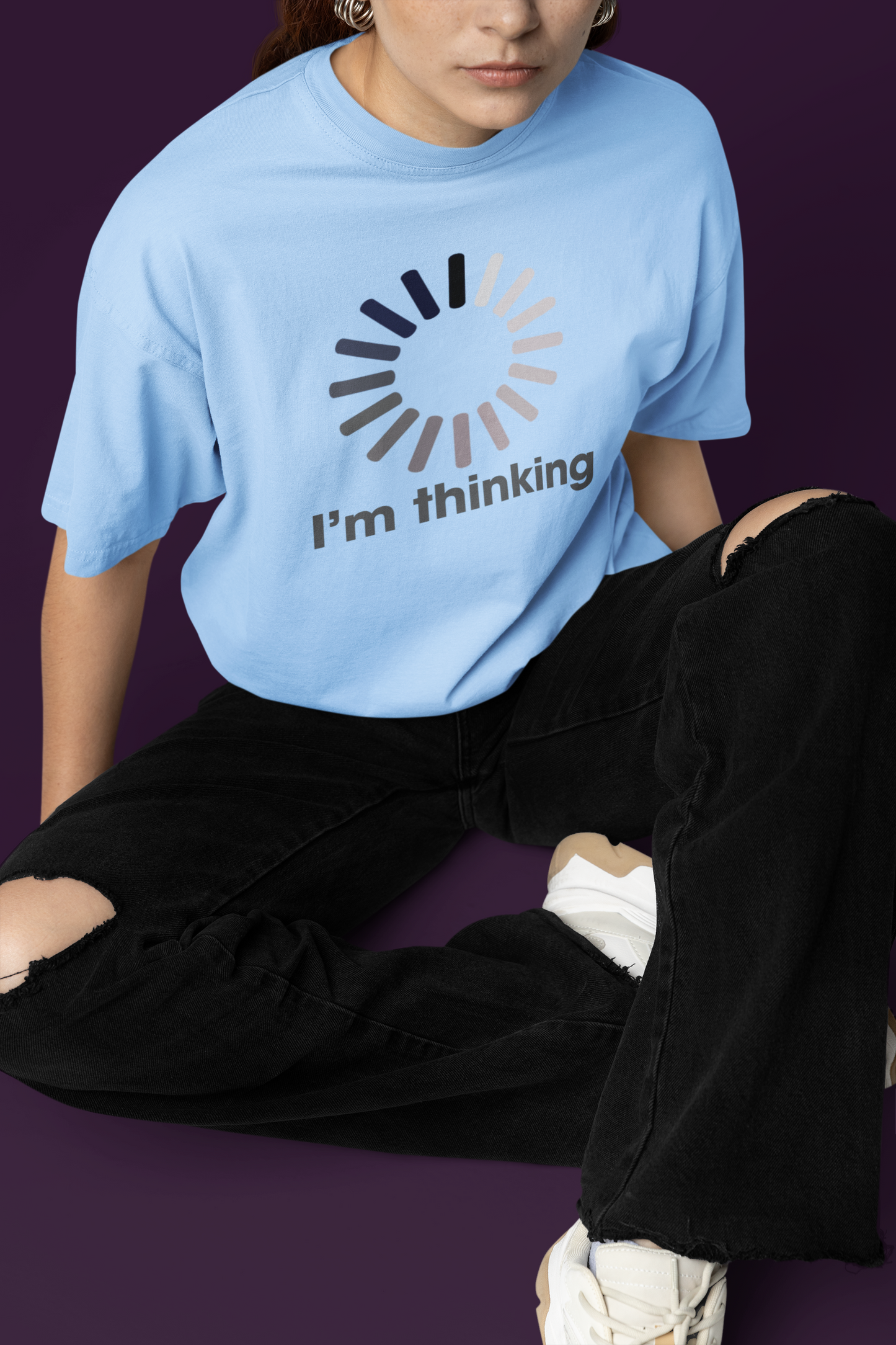 Im Thinking- Oversized unisex tshirt