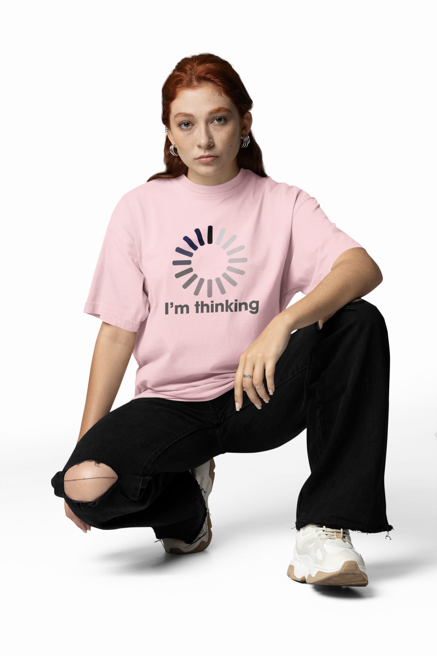 Im Thinking- Oversized unisex tshirt