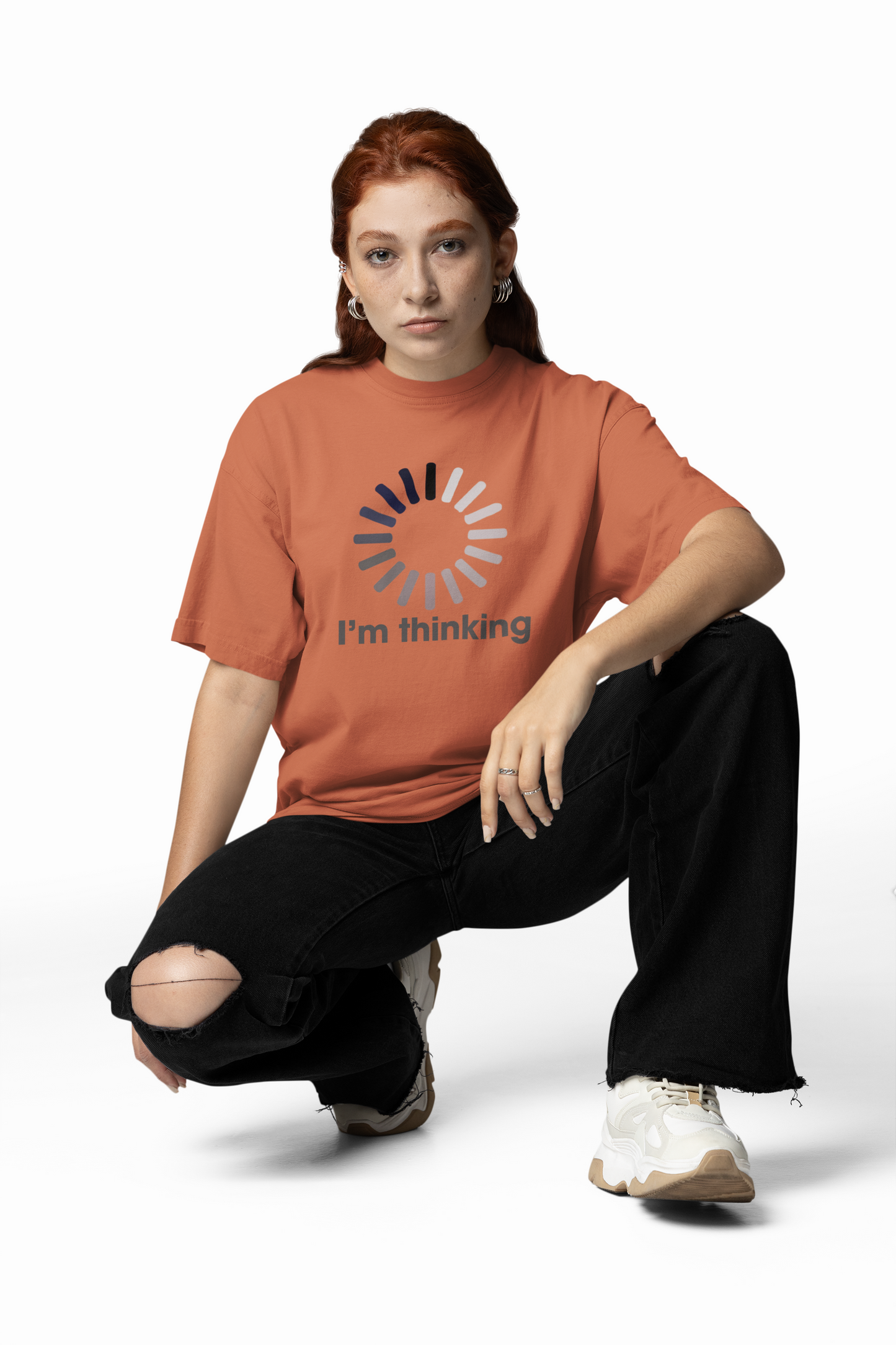 Im Thinking- Oversized unisex tshirt