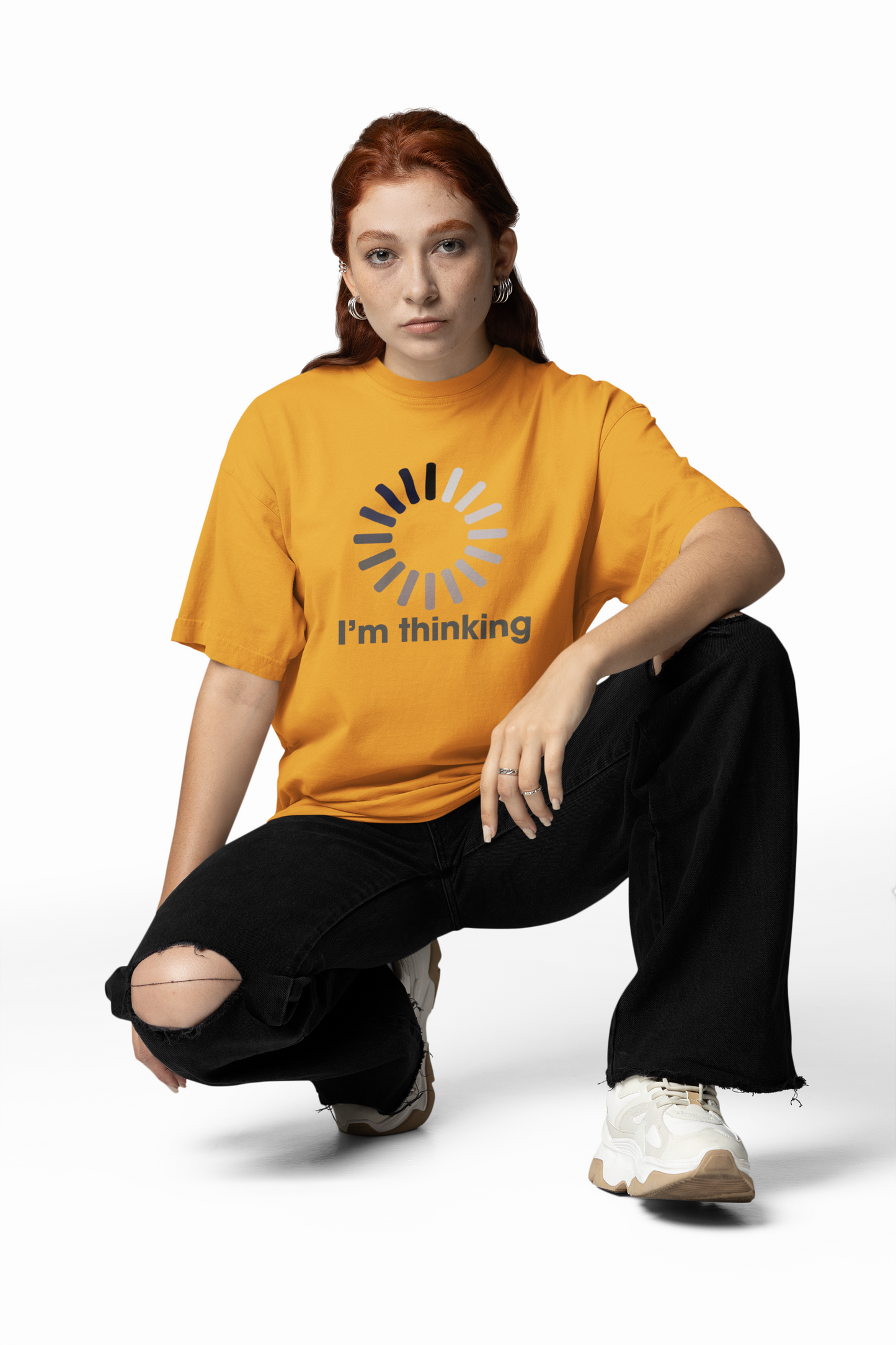 Im Thinking- Oversized unisex tshirt