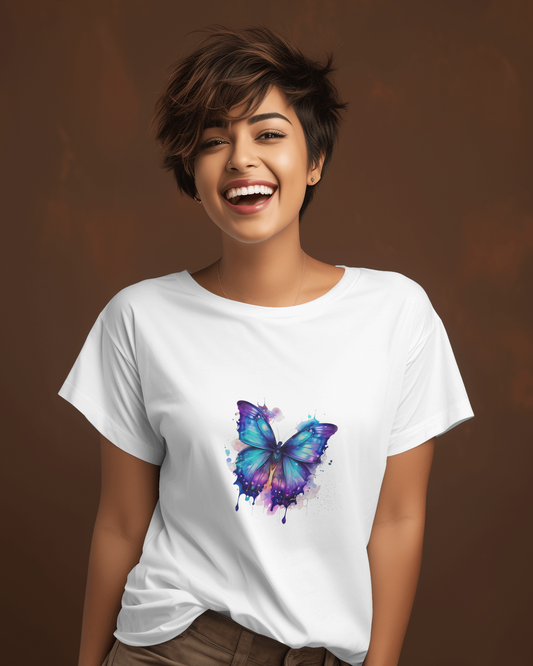 Butterfly Cotton T-shirt