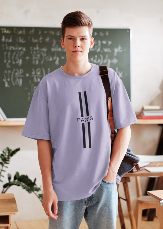 Unisex Oversized French Terry T-shirt PARIS