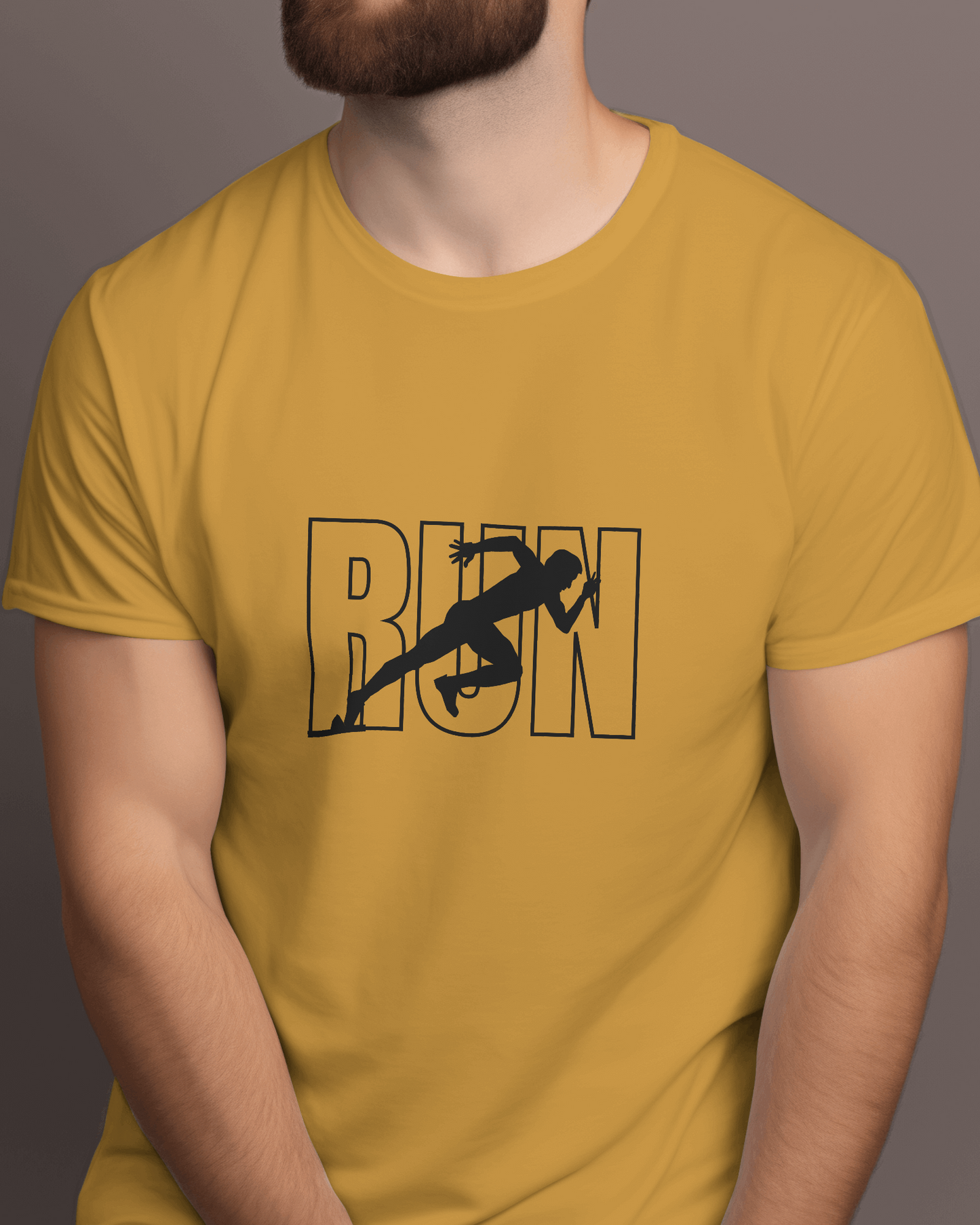 Run - Men's Regular Fit Cotton T-shirt