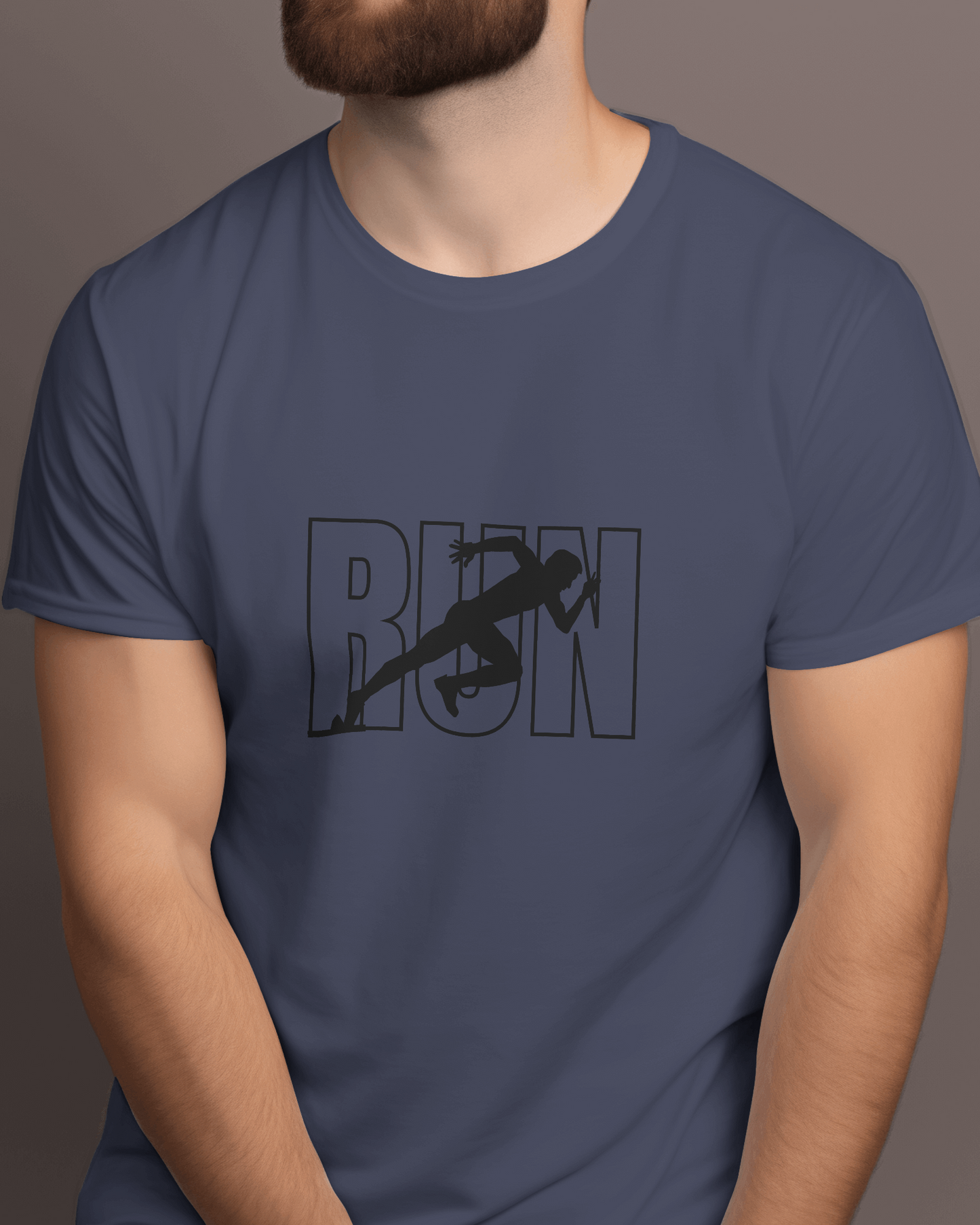 Run - Men's Regular Fit Cotton T-shirt