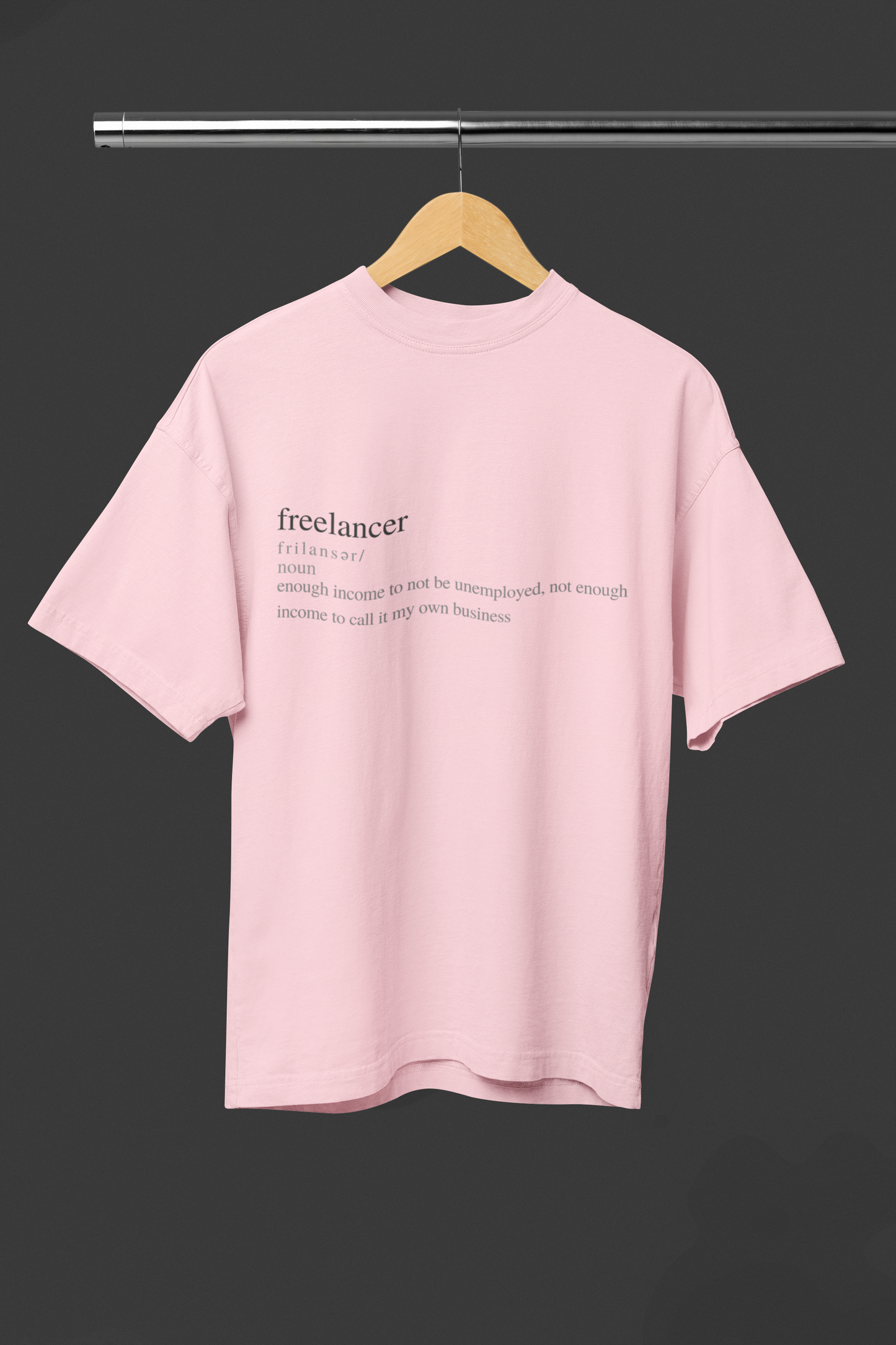 Freelancer- Round Neck Regular Cotton Tshirt