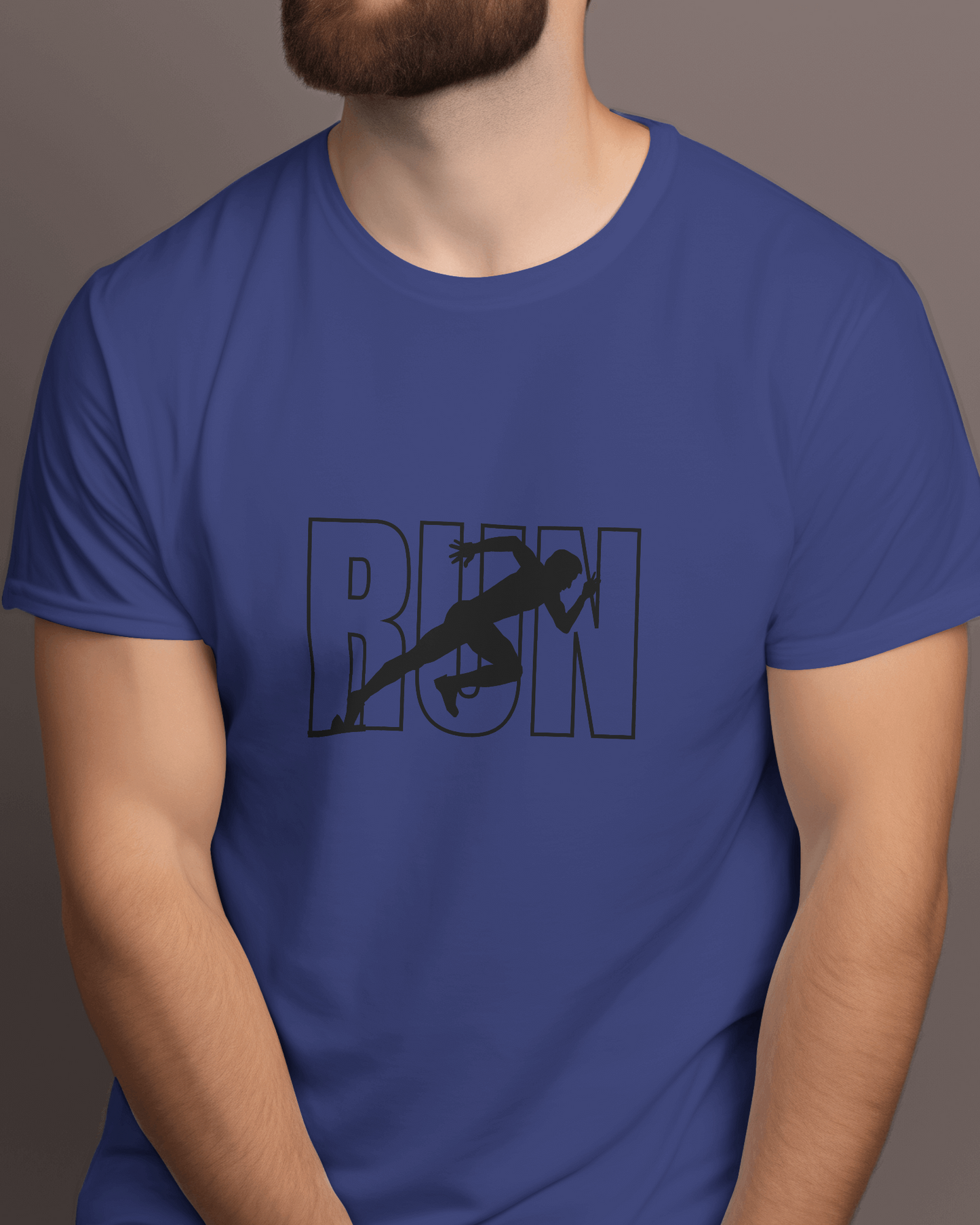 Run - Men's Regular Fit Cotton T-shirt